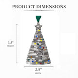 Novel-Tree Ornament with Crystals