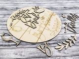 Eat Drink Be Thankful 18inch Door Hanger Unfinished Kit