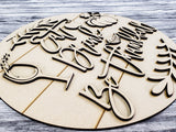 Eat Drink Be Thankful 18inch Door Hanger Unfinished Kit