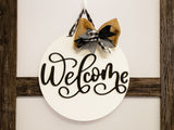 Fancy Welcome Door Hanger Unfinished Kit