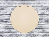 Round Door Hanger w/ Ribbon Slots
