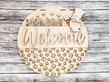 Shenanigans Welcome with Leprechaun Gnome Door Hanger Unfinished Kit