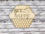 BEE Happy Door Hanger Unfinished Kit