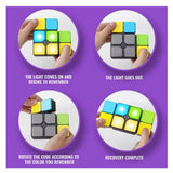 Magic Cube Flip Slide Match Memory Game Electronic Handheld Fidget Toy Single or Multiplayer