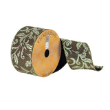 Vickerman 2.5x10Yd Green Divet Filigree Pattern Q180746
