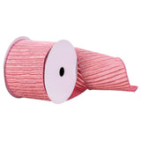 4x10yd Mauve Stripe Silver lin Ribbon