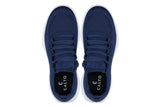 CALTO - QA063 - 2.4 Inches Taller (Navy/White Sole) - Lightweight Knitted Sneakers