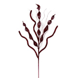 Vickerman 34 Burgundy Multi Spiral Glitter Spray 4 per bag.