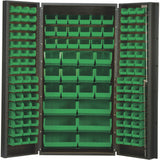 Heavy-Duty 36 Bin Cabinet, 36W X 24D X 72H, 14 Gauge All Welded Construction, Includes: (48) Qus210, (48) Qus220, (18) Qus230,