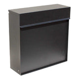 Covina locking mailbox, Black color