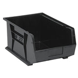 Bin, Stacking Or Hanging, Conductive, 11W X 16D X 8H, Front/Back/Side Grips, Anti-Slide Lock, (3) Divider Slots, Rear Hanger, Mo