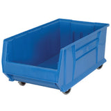Hulk 30 Container, Mobile, 29-7/8L X 16-1/2W X 14H, Stackable, Polypropylene, Red, Made In Usa
