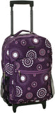 17 Inch ROLLING BACKPACK PURPLEPEARL