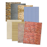 Building Design Paper, 32 sheets, 8.5 x 11, 8 designs