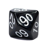 R4I Dice W/Arch'D4: Opaque - Black W/White (15)