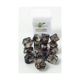 Role 4 Initiative Polyhedral Dice - Phylactery, Arch'D D4'S W/White Numbers (15)