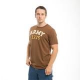 Long Beach, Applique T'S, Army, Brown S
