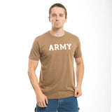 Oceanside,Applique T'S,Army, A Brown, 2X