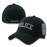 Fitall Flex Caps, Police, Black, S_M