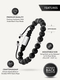 Black Onyx Beaded Bracelet - Mykonos