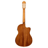 Performer Series Left-Handed Solid Top Slim Neck Acoustic-Electric Nylon Classical Guitar With Bag