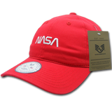 Rapid Dominance NAS4WORED Worm NASA Relaxed Cap Red One Size