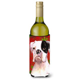 Cooper Red Snowflakes Boxer Wine Bottle Beverage Insulator Beverage Insulator Hugger Rdr3004Literk