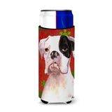 Cooper Red Snowflakes Boxer Ultra Beverage Insulators For Slim Cans Rdr3004Muk