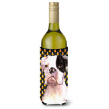 Cooper Candy Corn Boxer Halloween Wine Bottle Beverage Insulator Beverage Insulator Hugger Rdr3008Literk