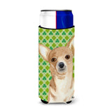 Chihuahua St Patrick'S Day Ultra Beverage Insulators For Slim Cans Rdr3013Muk