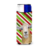 Candy Cane Goat Christmas Ultra Beverage Insulators For Slim Cans Rdr3022Muk