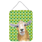 Caroline'S Treasures St Patrick'S Day Goat Aluminium Metal Wall Or Door Hanging Prints, 16 X 12