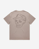 Faded Skull Caddie Tee - Faded Mushroom