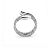 RG116W B.Tiff Pointe Cable Adjustable Ring