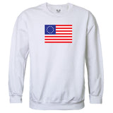 Graphic Crewneck, Betsy Ross 2, White, 2X