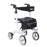 Drive Medical Rtl10266-T Nitro Euro Style Walker Rollator, Tall, Red