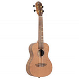 Timber Series Solid Top Left-Handed Concert Ukulele With Bag
