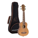 Timber Series Solid Top Soprano Ukulele With Bag
