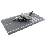 Mcdonnell Douglas Av-8B Harrier Ii Attack Aircraft Green Camouflage United States Marine Corps With Runway Section Diecast M