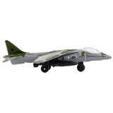 Mcdonnell Douglas Av-8B Harrier Ii Attack Aircraft Green Camouflage United States Marine Corps With Runway Section Diecast M
