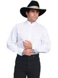 FLUR STRIPE NOTCH COLLAR SHIRT