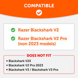 Razer Blackshark V2 Pro Earpads - WC FreeZe Cooling Gel (PRE 2023 model)