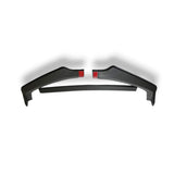 JSD 3-Piece Chin Spoiler for 2024+ Mustang GT, EcoBoost Without PERFORMANCE PACK, Real Carbon Fiber