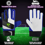 Vizari Junior Keeper Gloves Blue/White/Black