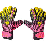 Vizari Saturn F.P. Goalkeeper Gloves W/ Finger Support – Pink/Yellow