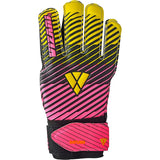 Vizari Saturn F.P. Goalkeeper Gloves W/ Finger Support – Pink/Yellow