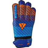 Vizari Saturn F.P. Goalkeeper Gloves W/ Finger Support – Blue/Orange