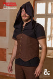 Dungeons & Dragons Rogue Hooded Vest Brown