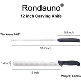 Brisket Knife, Carving Knife for Meat with 12 Inch Ultra Sharp Slicing Knives for Cutting BBQ, Turkey and Roast, Premium High Carbon Stainless Steel