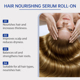 Hair Nourishing Serum Roll-On Improves Scalp Health Strengthens Hair Roots Thicker and Healthier Looking Hair Scalp Treatment Essence for Thinning Hair